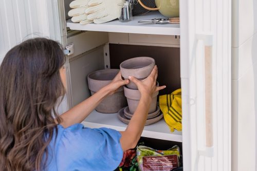 Keter Groove tall műanyag szekrény bézs