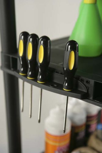 Keter Regál plus 120/5 műanyag 5 szintes tárolópolc - fekete