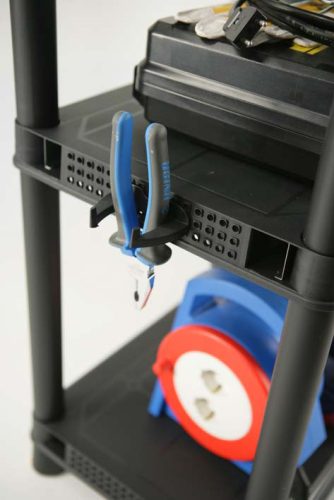 Keter Regál plus 120/5 műanyag 5 szintes tárolópolc - fekete