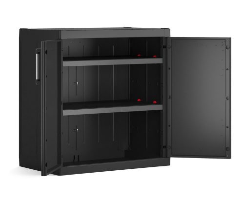 Keter Detroit low XL műanyag szekrény - fekete 