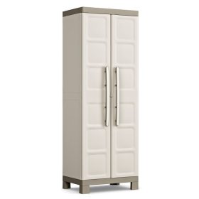 Keter Excellence high műanyag szekrény - bézs/barna