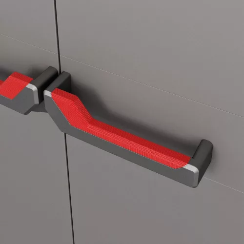 Keter Stilo high műanyag szekrény - szürke 