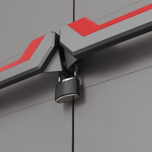 Keter Stilo low műanyag szekrény - szürke