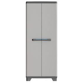 Keter Linear tall műanyag szekrény, világos szürke