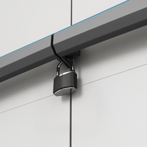 Keter Linear tall műanyag szekrény, világos szürke