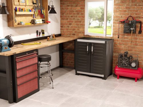 Keter XL Garage low műanyag szekrény