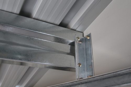 Rojaplast Archer "A" grey fém kerti ház, tároló - 213 x 127 x 195 cm, szürke 