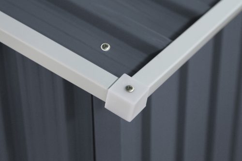 Rojaplast Archer "A" grey fém kerti ház, tároló - 213 x 127 x 195 cm, szürke 