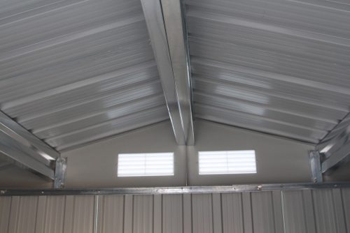 Rojaplast Archer "D" grey fém kerti ház, tároló - 277 x 255 x 202 cm, szürke 