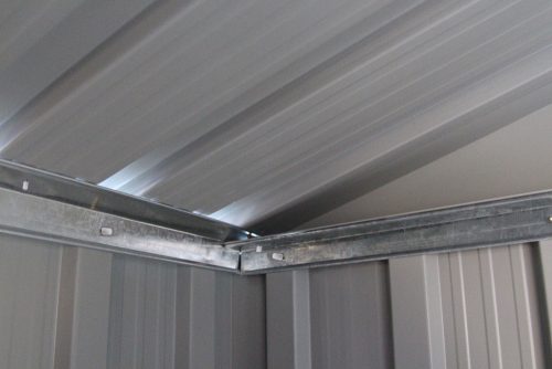 Rojaplast Archer "D" grey fém kerti ház, tároló - 277 x 255 x 202 cm, szürke 