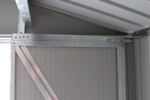 Rojaplast Archer "D" grey fém kerti ház, tároló - 277 x 255 x 202 cm, szürke 