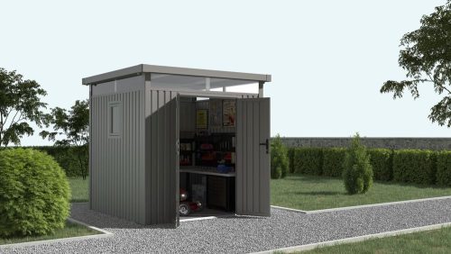 Rojaplast Anna "B" fém kerti ház, tároló, 222 x 230 x 230 CM