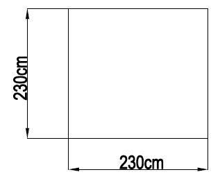 Rojaplast Anna "B" fém kerti ház, tároló, 222 x 230 x 230 CM