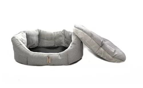 Petsy Alík puha gyapjú kutyafekhely - szürke - 65 cm