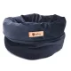 Petsy Royal basket kutya, macska bársonyos poliészter fekhely - kék - Ø 40 cm