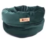 Petsy Royal basket kutya, macska bársonyos poliészter fekhely - zöld - Ø 40 cm