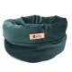 Petsy Royal basket kutya, macska bársonyos poliészter fekhely - zöld - Ø 40 cm