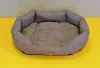 Petsy Bobík pamut kutyafekhely - barnás-szürke - 75 cm
