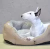 Petsy Ben puha gyapjú kutyafekhely - bézs-barna - 75 cm