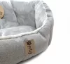 Petsy Alík puha gyapjú kutyafekhely - szürke - 75 cm