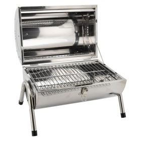 Faszén grill DOUBLE 2x 38cm utazó