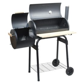 Faszén grill SMOKIE füstölővel