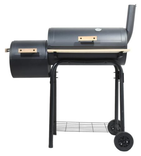 Faszén grill SMOKIE füstölővel