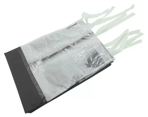 Partisátor oldalpanel ablakos 2x3m szürke