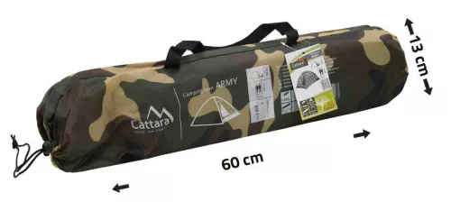 2 személyes sátor ARMY 200x120x100cm PU2000mm