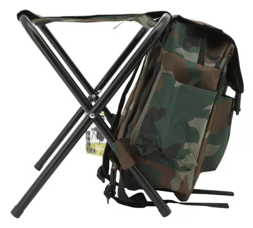 Összecsukható kempingszék hátizsákkal OLBIA ARMY 