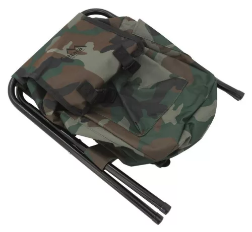 Összecsukható kempingszék hátizsákkal OLBIA ARMY 