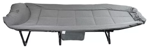 Összecsukható, állítható kemping nyugágy SOFA szürke 