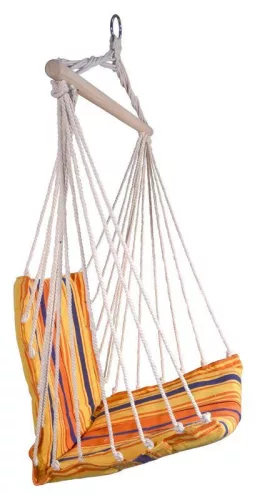 Ülő függőágy 95x50 cm piros-narancs