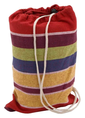 Függőágy TEXTIL 200x100cm piros-sárga