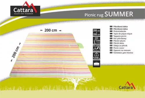 Piknik takaró 200x200 cm SUMMER 
