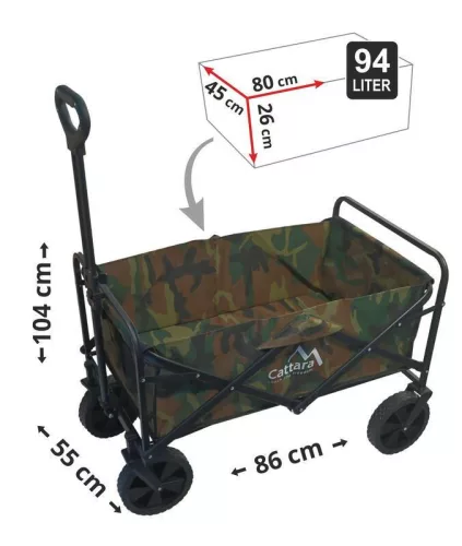 Összecsukható kempingkocsi TROGIR ARMY