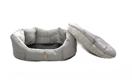 Petsy Alík puha gyapjú kutyafekhely - szürke - 90 cm