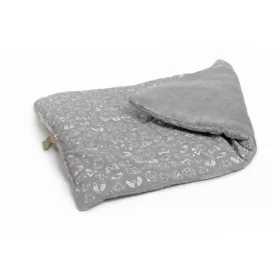   Petsy Max pamut utazópárna kedvenceknek, 70 cm - szürke/fehér mintás
