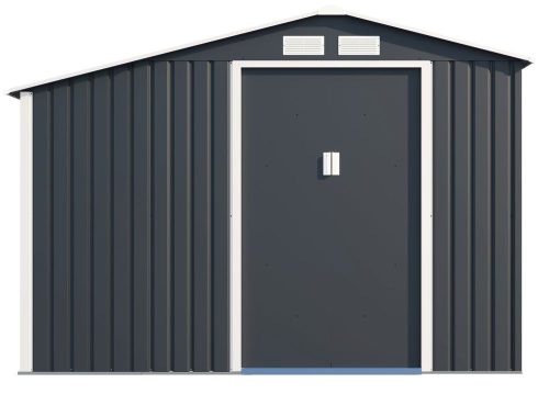 Rojaplast Luke "A" fém kerti ház, tároló szürke - 278 x 127 x 195 cm