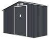 Rojaplast Luke "A" fém kerti ház, tároló szürke - 278 x 127 x 195 cm