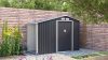 Rojaplast Luke "A" fém kerti ház, tároló szürke - 278 x 127 x 195 cm