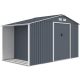 Rojaplast Luke "B" fém kerti ház, tároló szürke - 342 x 191 x 202 cm