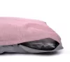 Petsy Connie poliészter kutyapárna - pink-szürke - 135 cm