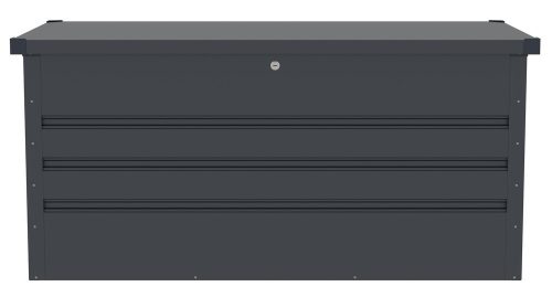 Rojaplast Max A fém kerti tároló doboz, 295 L - sötétszürke