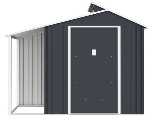Rojaplast Oscar "E-A" fém kerti ház, tároló szürke - 292 x 129 x 229 cm