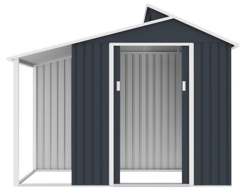 Rojaplast Oscar "E-A" fém kerti ház, tároló szürke - 292 x 129 x 229 cm