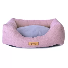   Petsy Connie kutya, macska poliészter fekhely - pink-szürke - 55 cm 