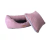 Petsy Connie poliészter kutyafekhely - pink-szürke - 65 cm