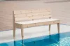 Rojaplast Pool fenyőfából készült kerti pad - natúr 