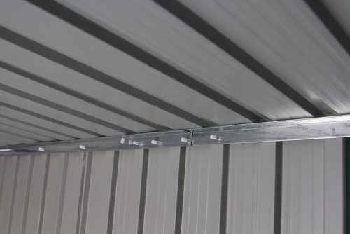 Rojaplast S2001C fém kerti ház, tároló, szürke - 261 x 181 x 176 cm 